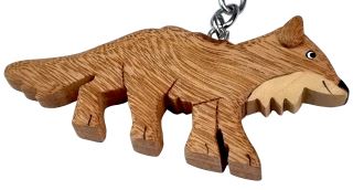 2Kids Toys Dřevěná klíčenka velká Liška (1)