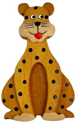2Kids Toys Dřevěná magnetka velká Leopard