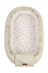 Hnízdečko pro miminko, bavlněné, oboustranné, Rose, béžové