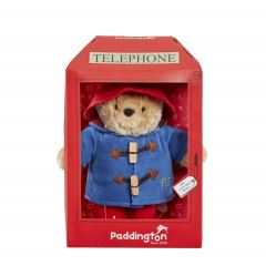 Plyšový Paddington v telefonní budce, 22x8,5x20 cm
