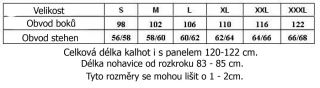 Be MaaMaa Bavlněné, těhotenské kalhoty s regulovatelným pásem - bílé (2)