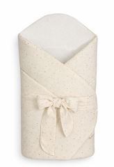 Mušelínová zavinovačka SOFT na zavazování, Zlaté tečky