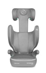 Dětská autosedačka Breezy 2v1 s isofixem, 100-150cm, šedá (3)