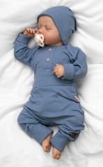 Žebrovaná rostoucí souprava 3D, Baby Boy - jeans (9)
