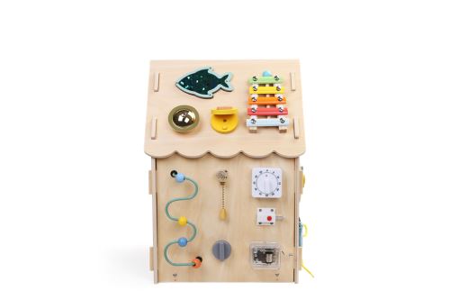 Montessori Activity board Domeček přírodní