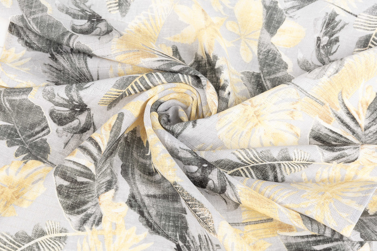 Tetra pleny Basic 70×80 cm Floral grey - sada 5 ks, 100% bavlna