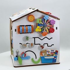 2Kids Toys Activity board Domeček bílý (10)