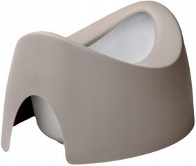 Oboustranný, ergonomický nočník Teggi, len, béžová