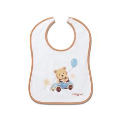 Froté bryndáček s podšívkou, nepromokavý, béžový, BabyOno Froté bryndáček s podšívkou, nepromokavý, béžový, BabyOno