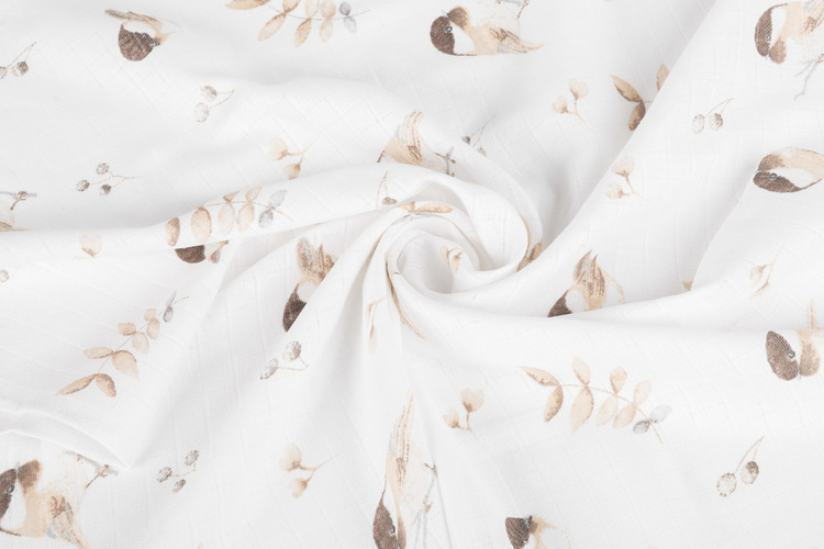 Tetra pleny Basic 70×80 cm Floral grey - sada 5 ks, 100% bavlna