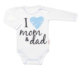 5-ti dílná soupravička do porodnice I love mom & dad, kluk, Baby Nellys (1)