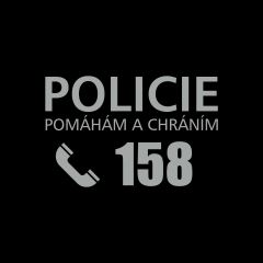 Dětský kostým policista s čepicí - český potisk (S) e-obal (519201)