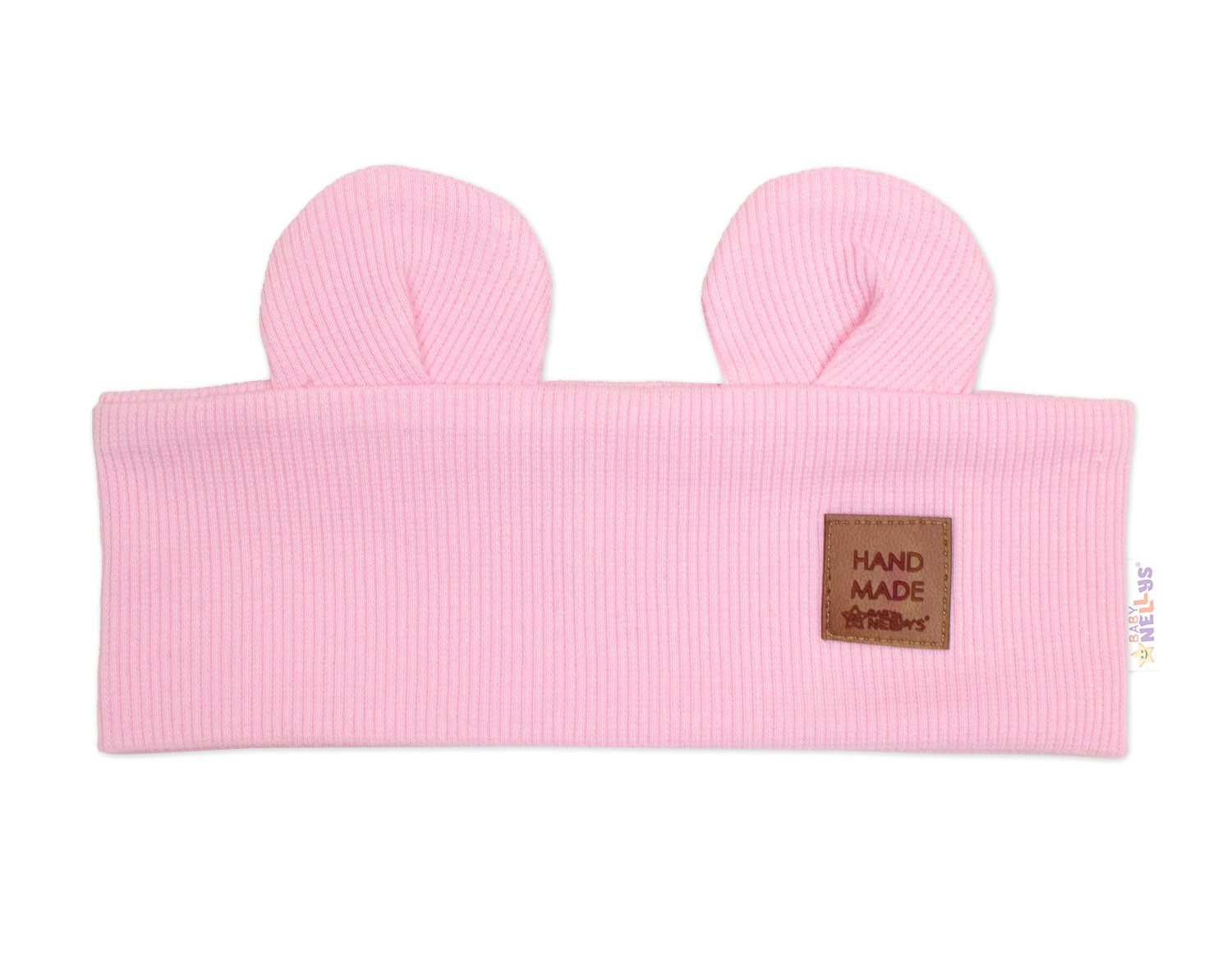 Čelenka Teddy s oušky pro děti Hand Made - růžová, 4-8 let