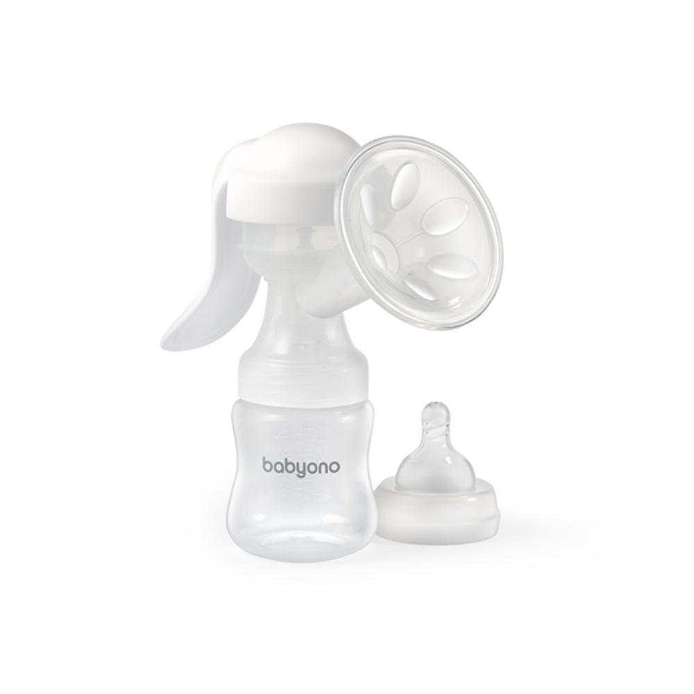 Ruční odsávačka mléka Anatomy + Jednorázové ultratenké vložky do podprsenky 24