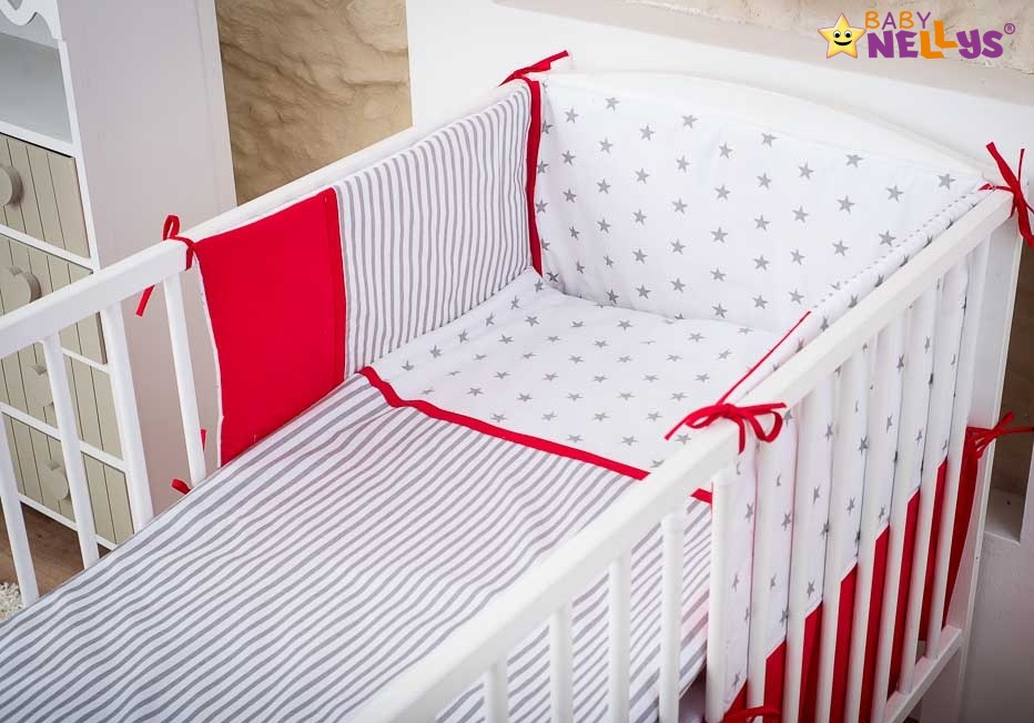 Baby Nellys Mantinel s povlečením Stars be Love  č. 10