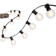 Zahradní LED světelný řetěz, girlanda 15 m, 25x LED, 9 režimů, 9 W (2)