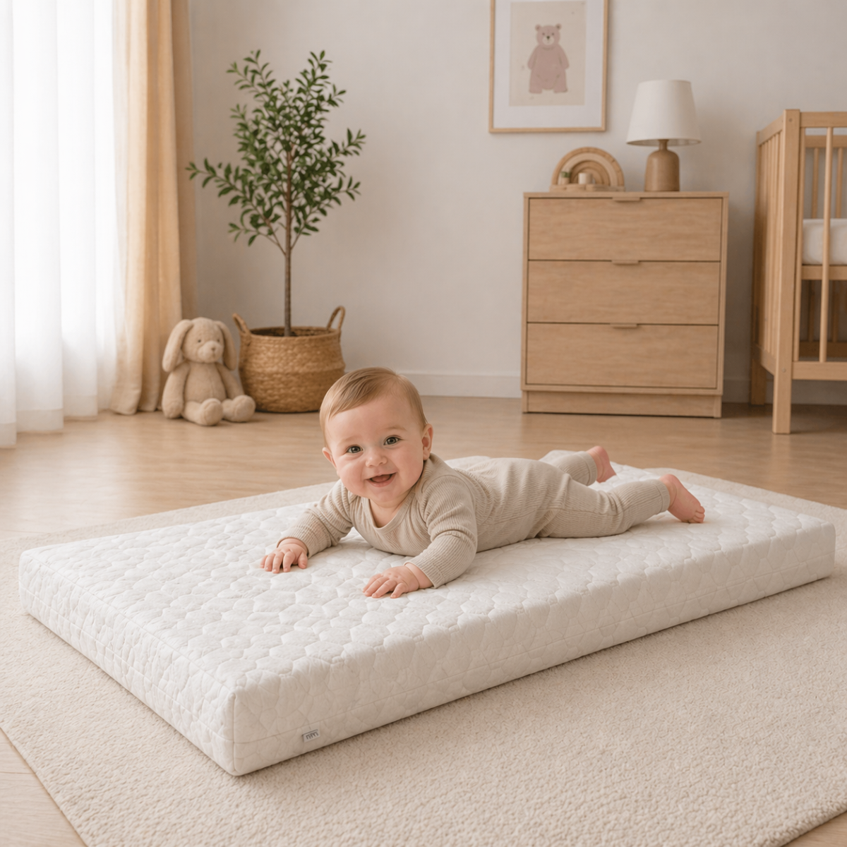 Dětská kokosová matrace do postýlky 120×60×10 cm, ECO COMFORT