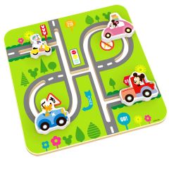 Disney dřevěný motorický labyrint Mickeyho svět, 30 x 30 x 3 cm Disney dřevěný motorický labyrint Mickeyho svět, 30 x 30 x 3 cm