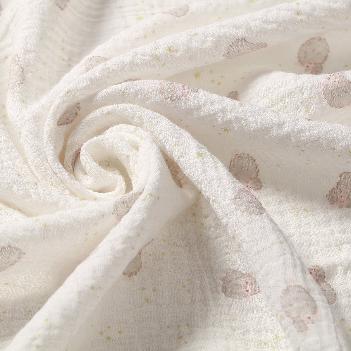 Mušelínové - super měkké plenky, 3ks 70x80cm - béžová, hnědá