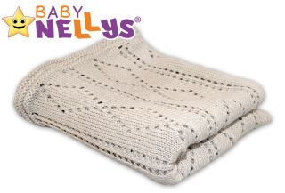 Háčkovaná dečka Baby Nellys - béžová