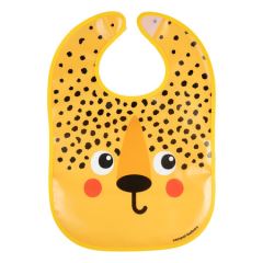 Voděodolný bryndák s kapsou Canpol Babies BabiesBoo Gepard – od 6 měsíců, oranžový Voděodolný bryndák s kapsou Canpol Babies BabiesBoo Gepard – od 6 měsíců, oranžový