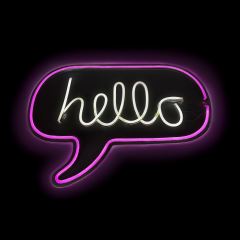 2Kids Toys LED NEON LIGHT lampička hello (1)