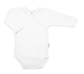 Praktická 5-dílná žebrovaná soupravička do porodnice Baby Nellys BOY, bílá (3)