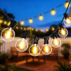 Zahradní LED světelný řetěz, girlanda 15 m, 25x LED, 9 režimů, 9 W (6)