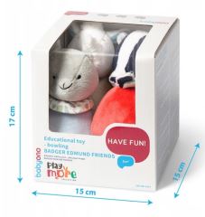 Edukační plyšové kuželky Badger Edmund Friend, BabyOno (1)