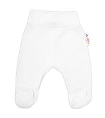 Praktická 5-dílná žebrovaná soupravička do porodnice Baby Nellys BOY, bílá (2)