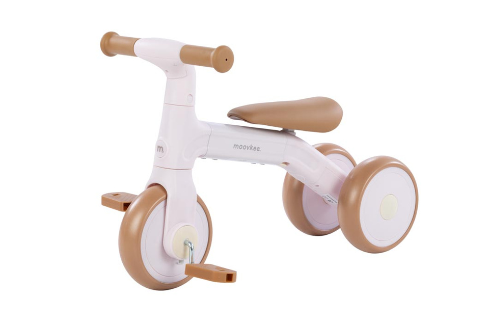 Odrážedlo 3v1 Moovkee TODI - růžové