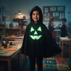 Dětský karnevalový převlek Black Halloween Scary Pumpkin (4)