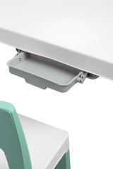 Sada dětského nábytku TOYZ MONTI 1+2, mátová/bílá (573613)