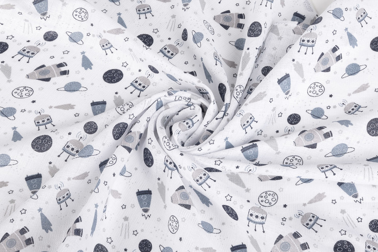 Tetra pleny Basic 70×80 cm Cosmos grey - sada 5 ks, 100% bavlna