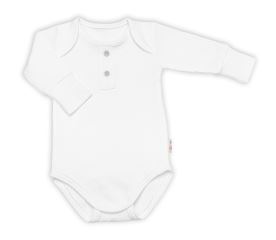 Žebrovaná rostoucí souprava 3D, Baby Boy - bílá (2)