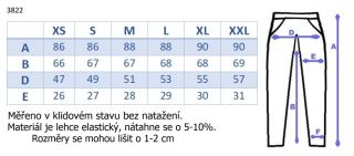 Be MaaMaa Těhotenské 3/4 kalhoty s odparátelným pásem - černé (1)