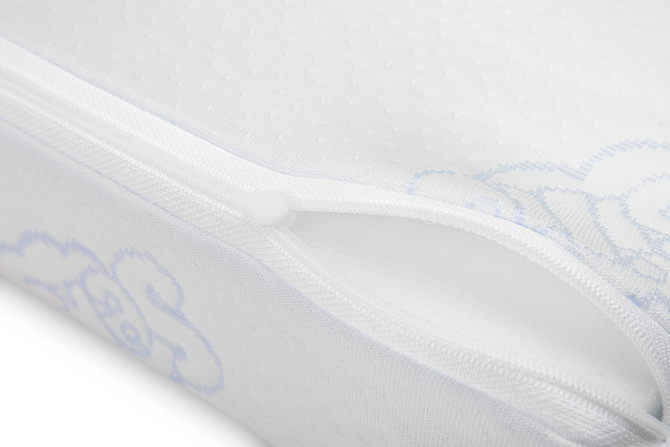 Klínový polštář do kočárku Basic 38 × 30 cm – ergonomická podpora hlavy miminka