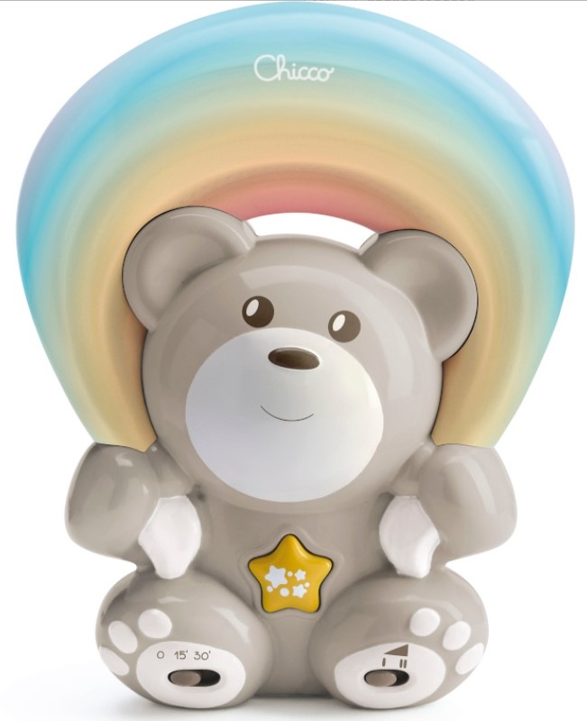 Chicco Medvídek s projektorem duhy a melodií - béžový