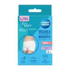 Bezešvé poporodní kalhotky opakovaně použitelné L/XL 2 ks