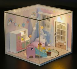 2Kids Toys miniatura domečku Duhový dům (3)