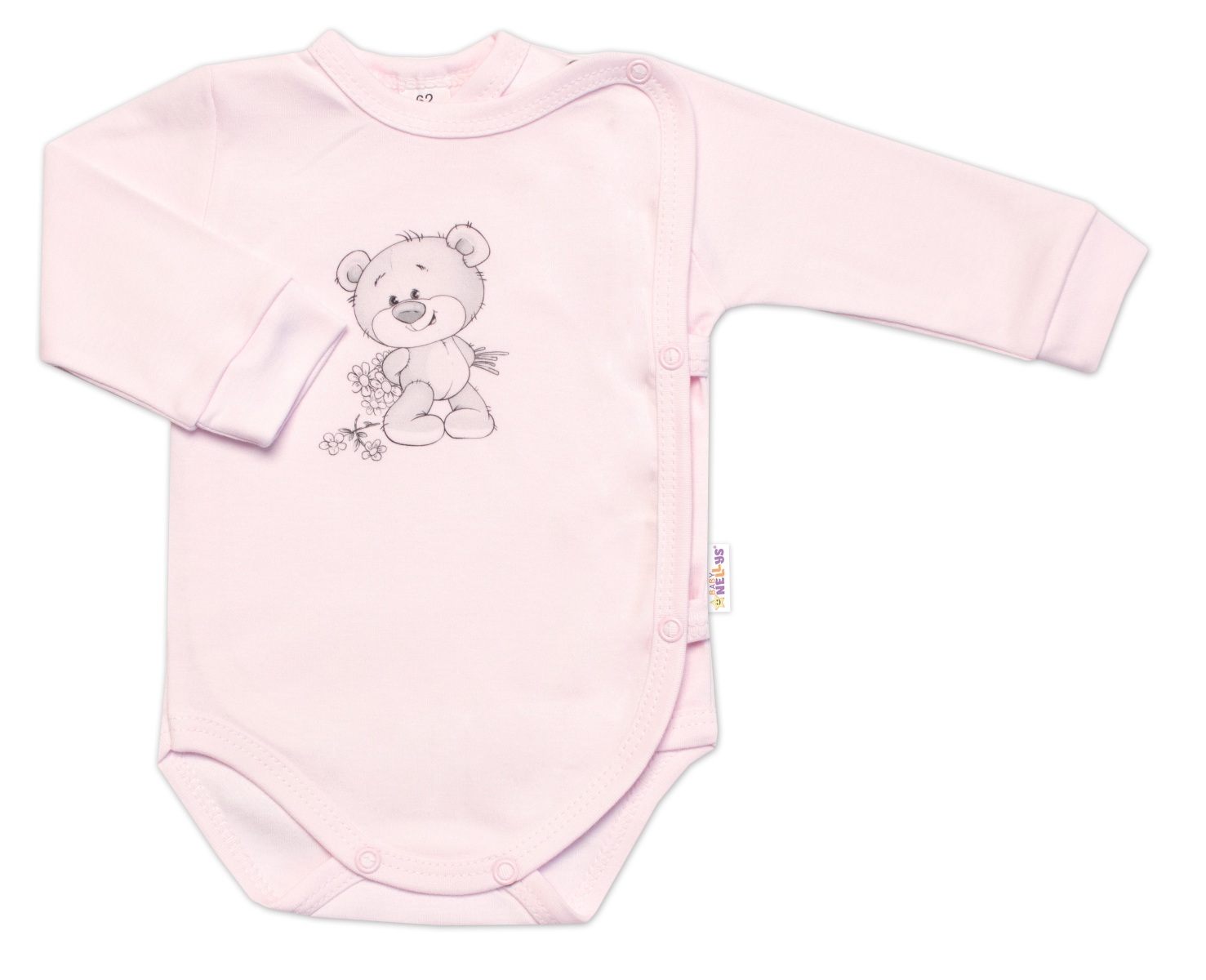 Soupravička do porodnice pro miminko, 5D, Little Teddy,růžová