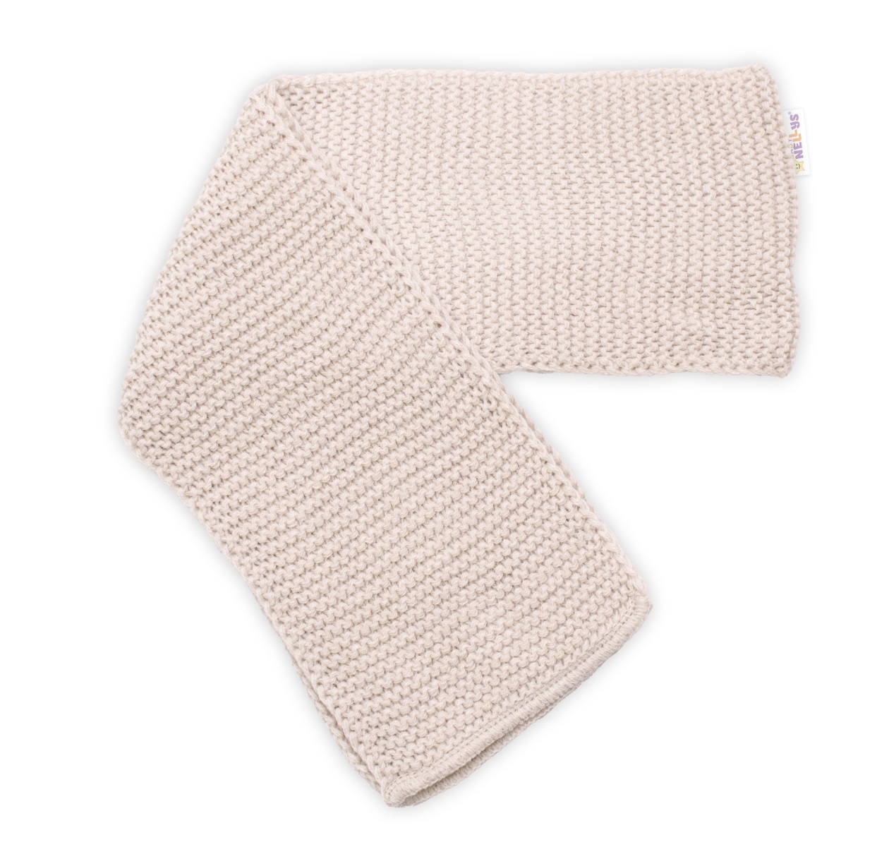 Dětská sada, zimní čepice s šálou + rukavičky 3D, Teddy Bear - béžová