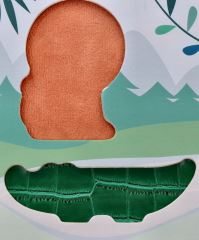 Dřevěné zábavné vkládací puzzle Adam Toys, Safari 3D (1)
