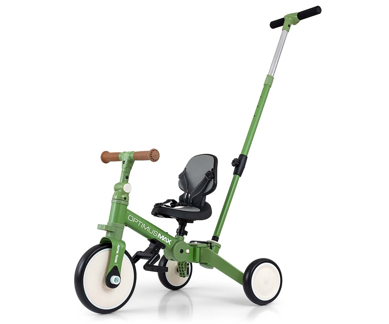 Odrážedlo, tříkolka Optimus Max 5v1 - zelená