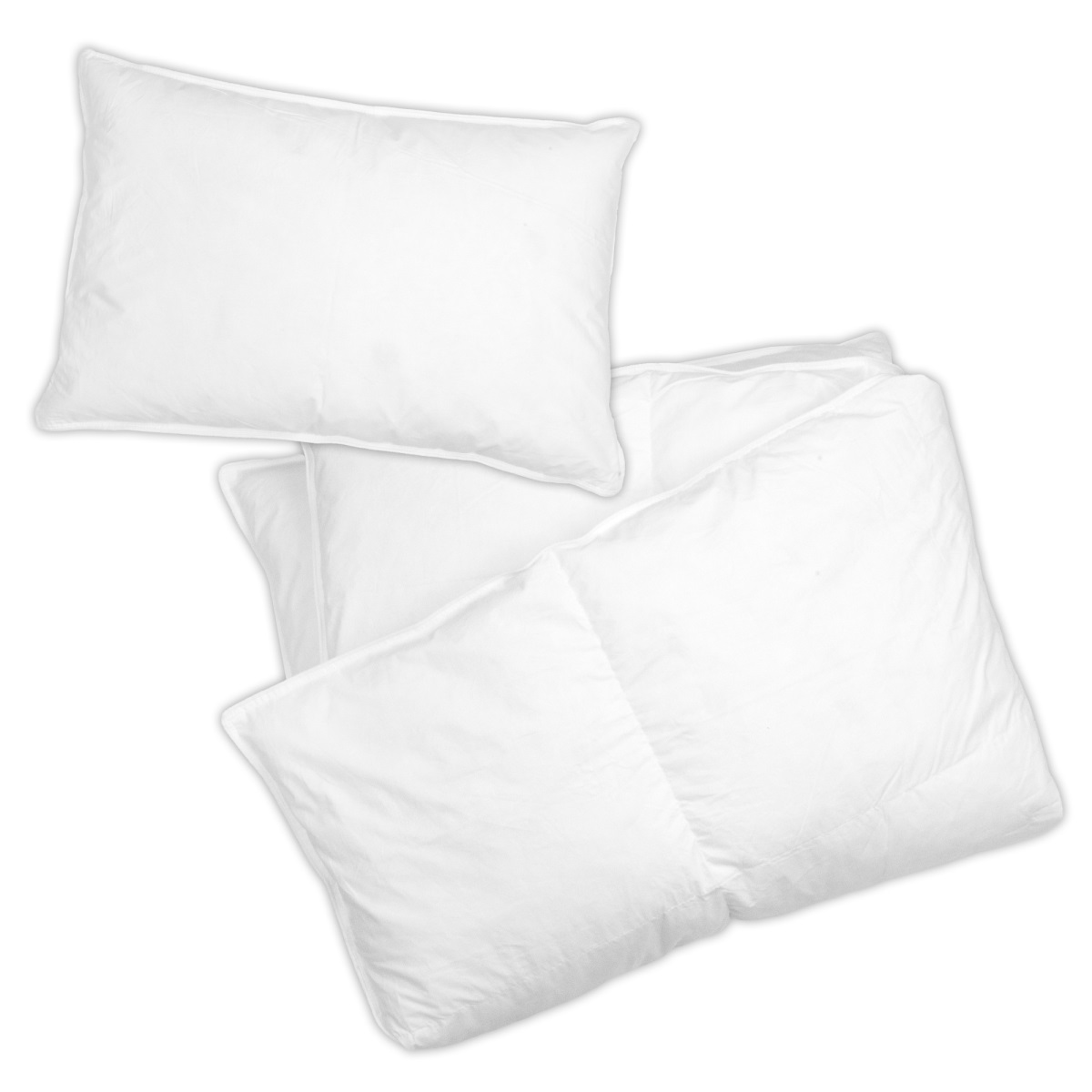 Péřová peřinka a polštářek, 2D do postýlky, 135x100, 40x60 cm