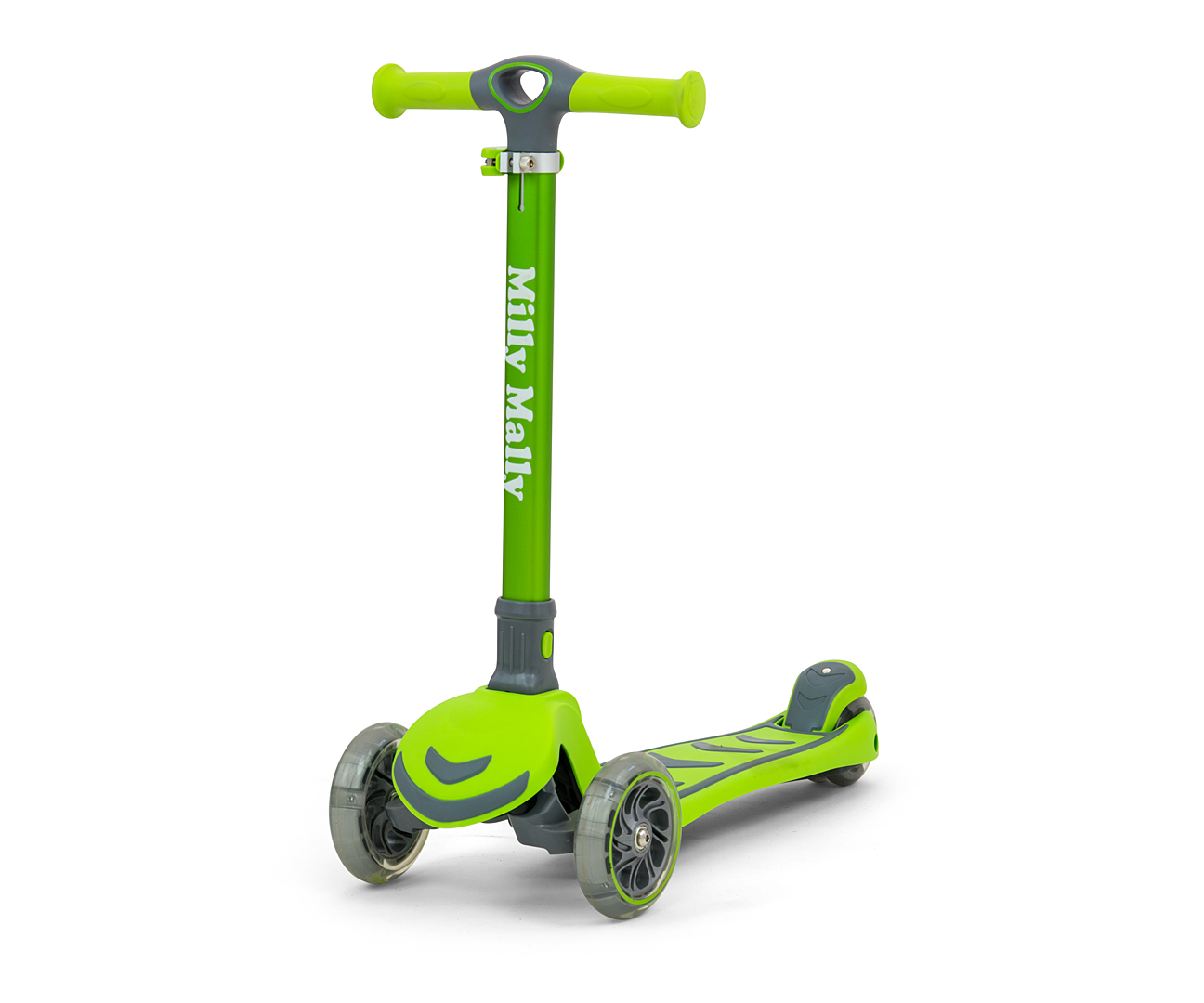 Dětská tříkolová koloběžka BOOGIE Scooter LED - zelená