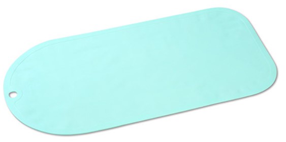 Protiskluzová podložka do vany BabyOno, 70 x 35 cm - mátová
