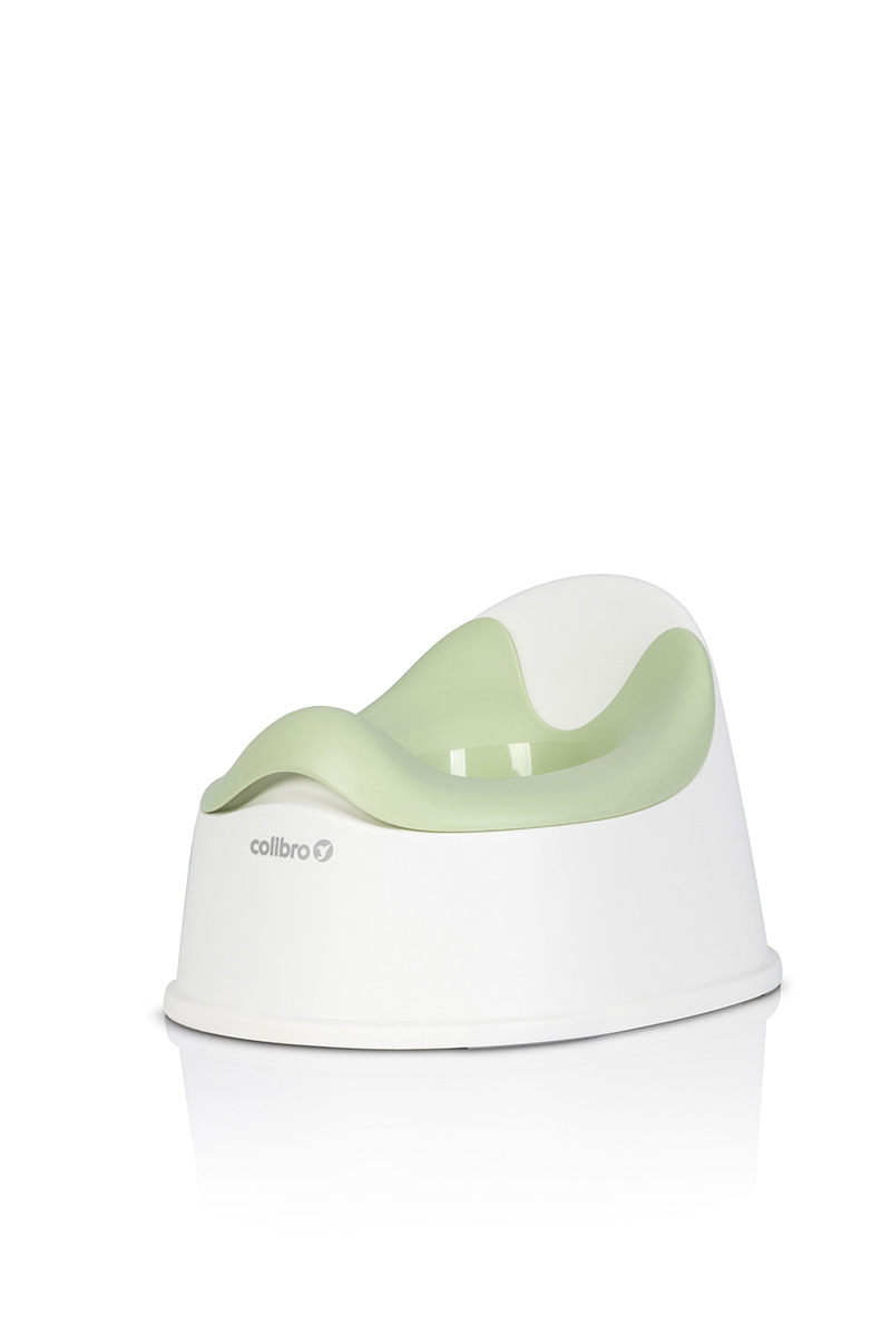 Dětský nočník, ergonomický Solo cool – zelený, bílý