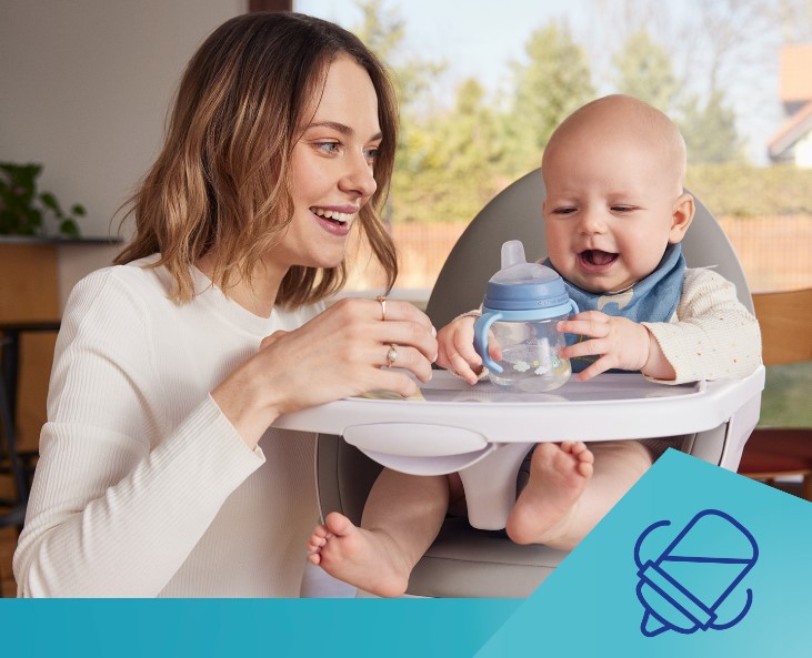 Nevylévací hrníček Canpol Babies s měkkým náustkem - Bonjour, růžový, 150 ml