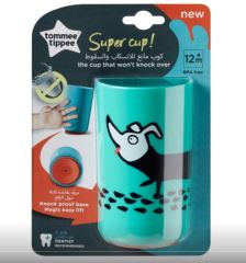 Tommee Tippee Stabilní hrnek Super Cup 300 ml 12m+ Pejsek, zelený (1)